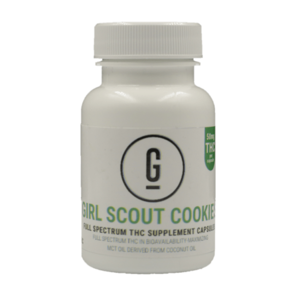GRASS – THC Capsules – Girl Scout Cookies – 50mg | Weedsy Canada