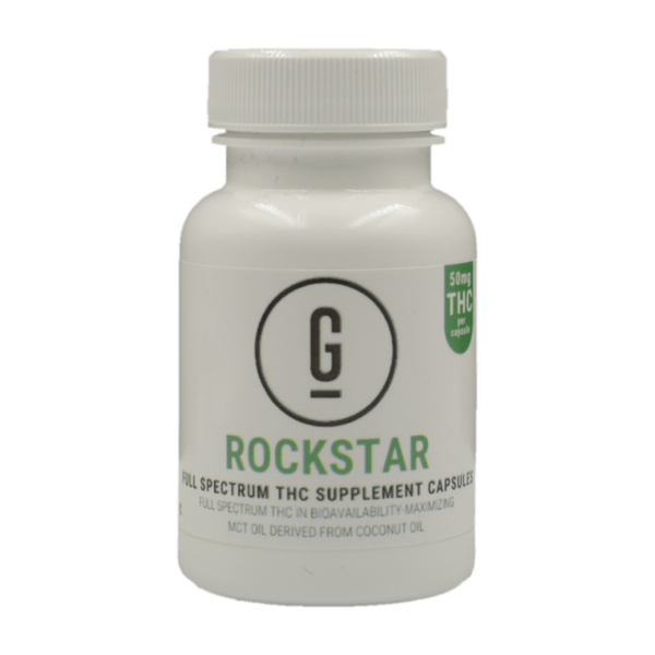 GRASS – THC Capsules – Rockstar – 50mg | Weedsy Canada