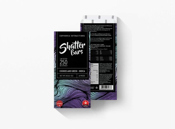 Euphoria Extractions – 500mg Shatter Bar – Milk Chocolate (Sativa) | Weedsy Canada Euphoria Extractions – 500mg Shatter Bar – Milk Chocolate (Sativa) | Weedsy Canada