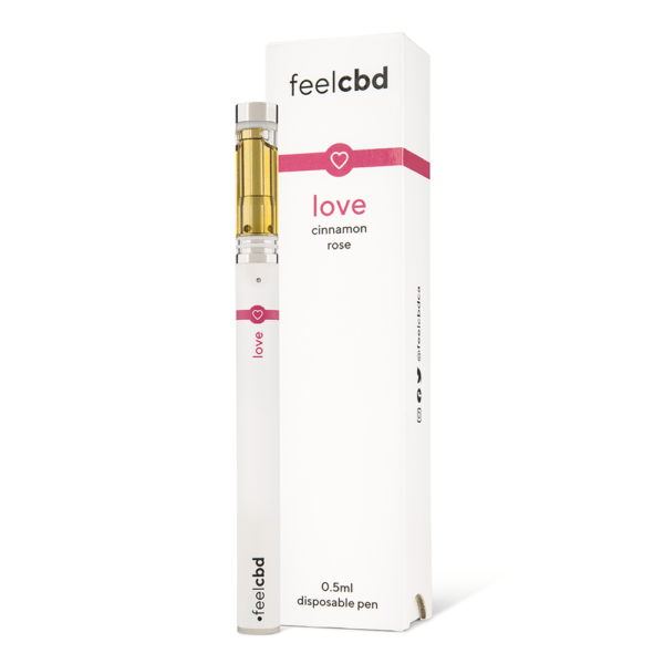 FeelCBD – Love – Dispsable CBD Vape Pen 0.5ml | Weedsy Canada