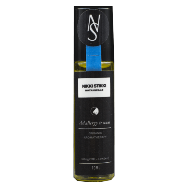 Nikki Stikki Botanicals – Organic Aromatherapy – CBD Allergy and Sinus Roller 100mg CBD | Weedsy Canada
