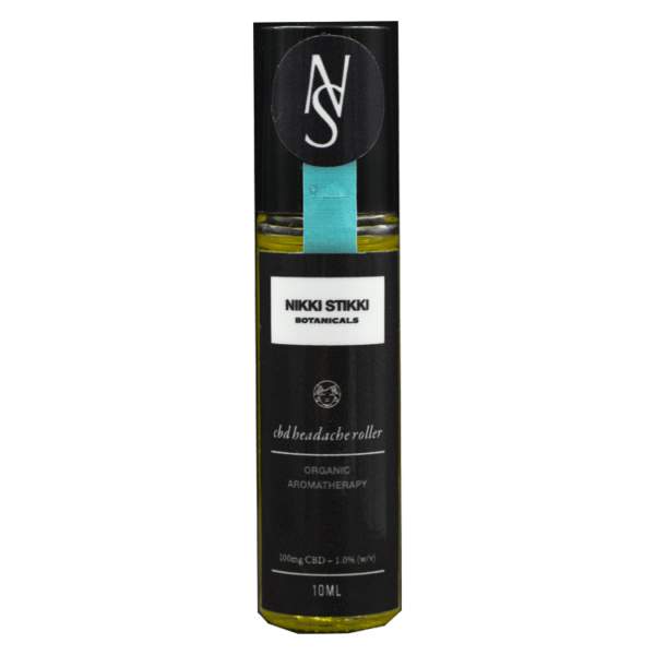 Nikki Stikki Botanicals – Organic Aromatherapy – CBD Headache Roller 100mg CBD | Weedsy Canada