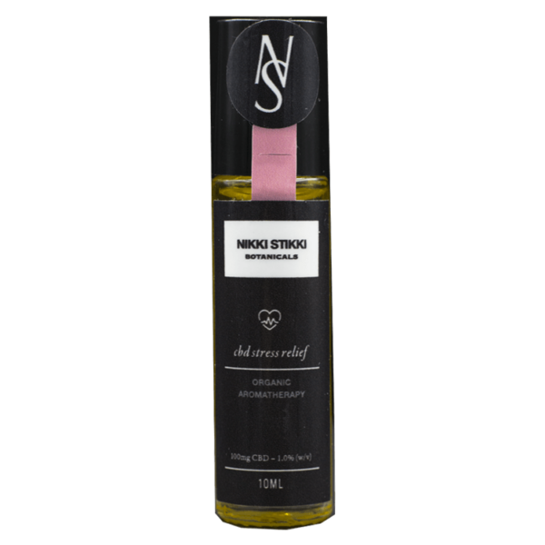 Nikki Stikki Botanicals – Organic Aromatherapy – CBD Stress Relief Roller 100mg CBD | Weedsy Canada