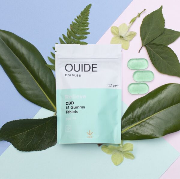 Ouide Edibles – Relieve – CBD gummies 300mg | Weedsy Canada