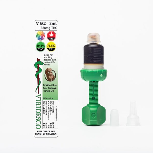 Viridesco – THC / RSO – Gorilla Punch – 2ml | Weedsy Canada