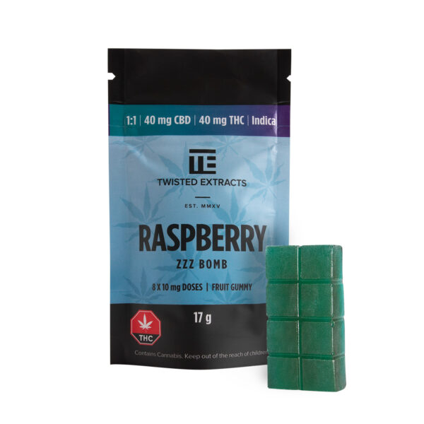 Twisted Extracts – Blue Raspberry 1:1 Zzz Bombs | Weedsy Canada