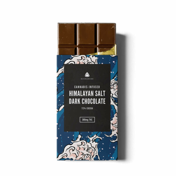 Buudabomb – Himalayan Salt Dark Chocolate – 300mg THC | Weedsy Canada