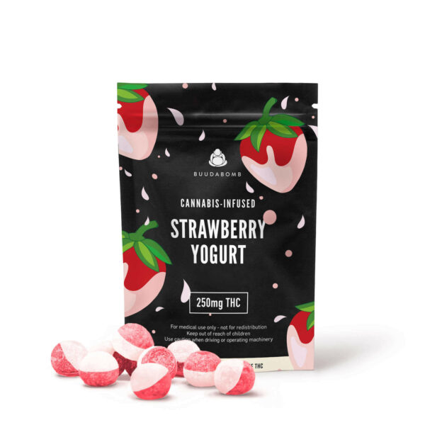 Buudabomb – Strawberry Yogurt Explosion – 250mg THC | Weedsy Canada