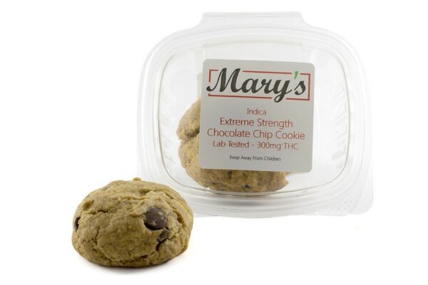Mary’s Medibles – Extreme Strength Chocolate Chip Cookie – 300mg THC (Indica) | Weedsy Canada