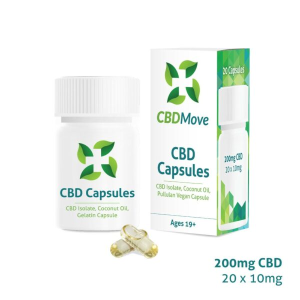 CBD Move – CBD Capsules – 200mg CBD | Weedsy Canada