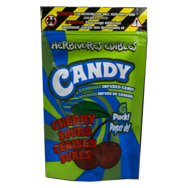 Herbivores Edibles – Cherry Sours Gummies | Weedsy Canada