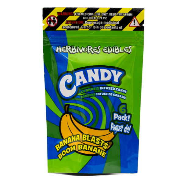 Herbivores Edibles – Banana Blasts Gummies | Weedsy Canada