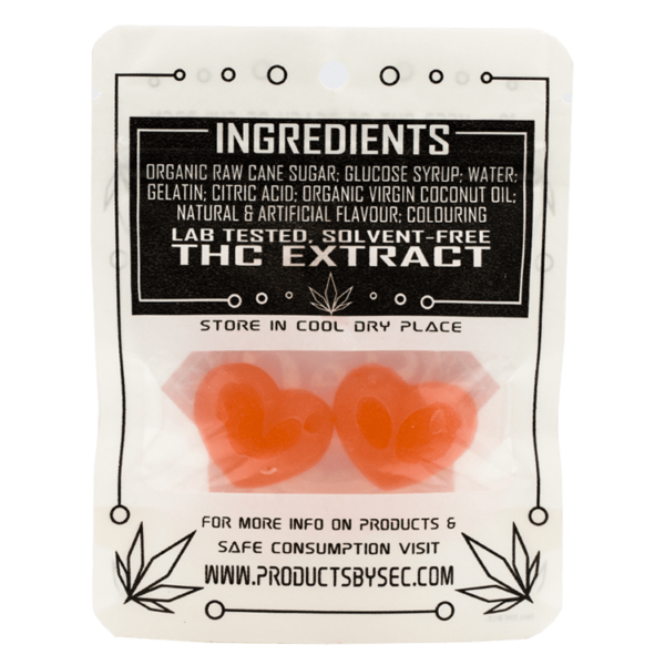 SEC – Hearts- 50mg THC | Weedsy Canada