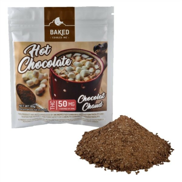 Baked Edibles – Hot Chocolate 50mg THC | Weedsy Canada