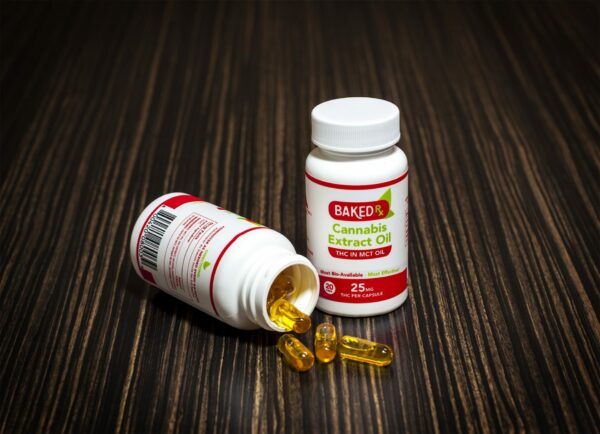 Baked Edibles – THC Extract Capsules 25mg | Weedsy Canada