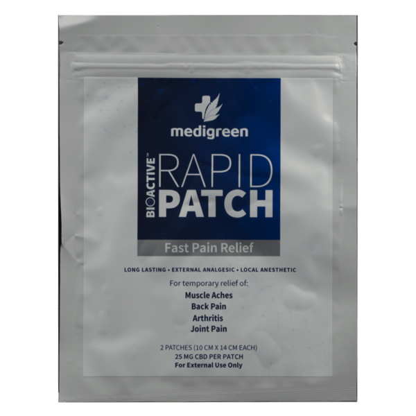 Medigreen Rapid CBD Patch – Fast Pain Relief | Weedsy Canada