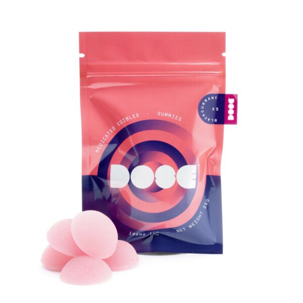 Dose Edibles Gummies – Blackcurrant | Weedsy Canada