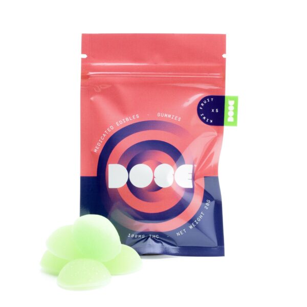Dose Edibles Gummies – Kiwi Fruit | Weedsy Canada
