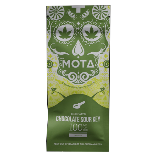 MOTA Edibles – Chocolate Sour Key – 100mg THC | Weedsy Canada