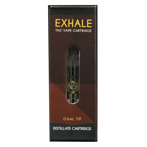 XO Exhale – THC Distillate Refill Cartridge – Banana Kush 0.6ml | Weedsy Canada