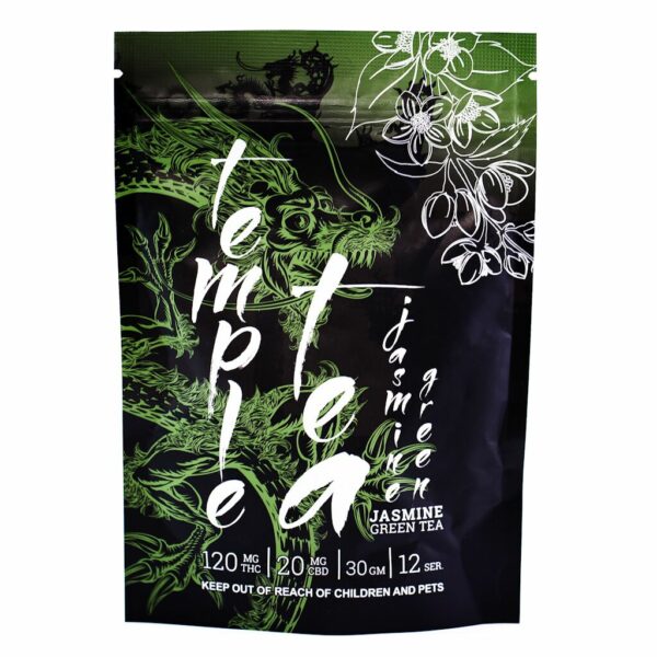 Temple Tea – Jasmine Green Tea – 120mg THC | Weedsy Canada