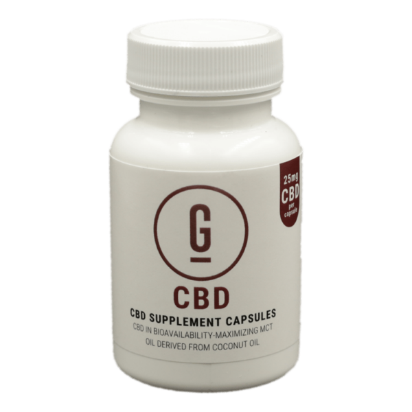 CBD Capsules – 25mg | Weedsy Canada