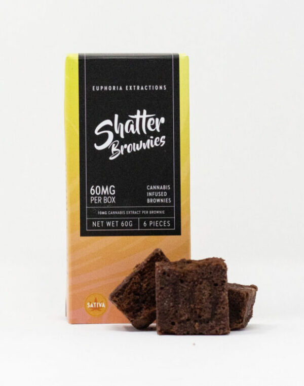 Euphoria Extractions – Shatter Brownies (Sativa) | Weedsy Canada