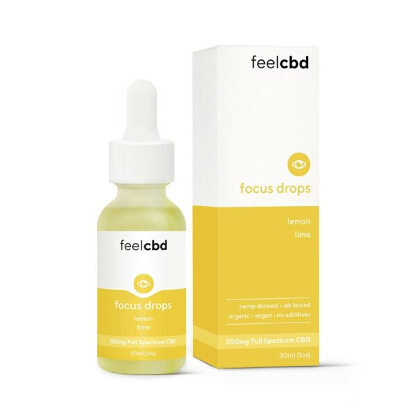 FeelCBD – Focus Drops – CBD Tincture 300mg | Weedsy Canada