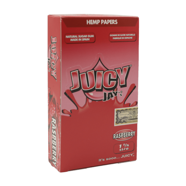 Juicy Jay’s – Hemp Papers (1.25 inch) – Raspberry | Weedsy Canada