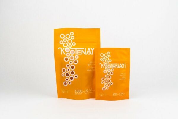 Kootenay Labs – 1:1 Gummies – Tangerine – 1000mg | Weedsy Canada