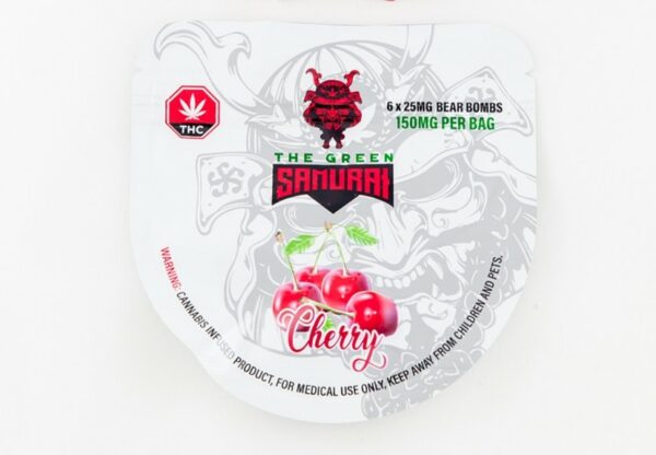 The Green Samurai – Cherry Gummies – 150mg | Weedsy Canada