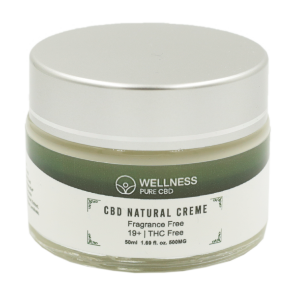 Wellness Pure CBD – Natural Creme – 500mg | Weedsy Canada