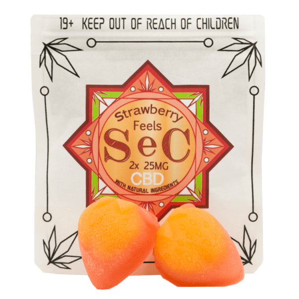 SEC – Strawberry Feels CBD – 50mg | Weedsy Canada