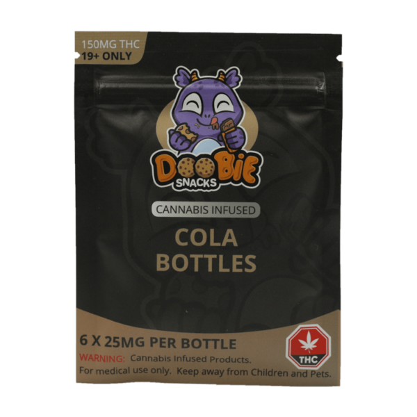 Doobie Snacks – CBD Sour Gummy Bears – 150mg CBD | Weedsy Canada