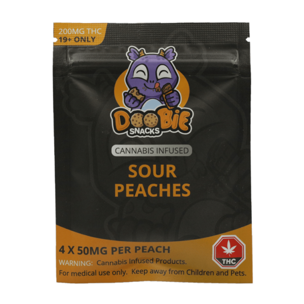 Doobie Snacks – CBD Sour Gummy Bears – 150mg CBD | Weedsy Canada