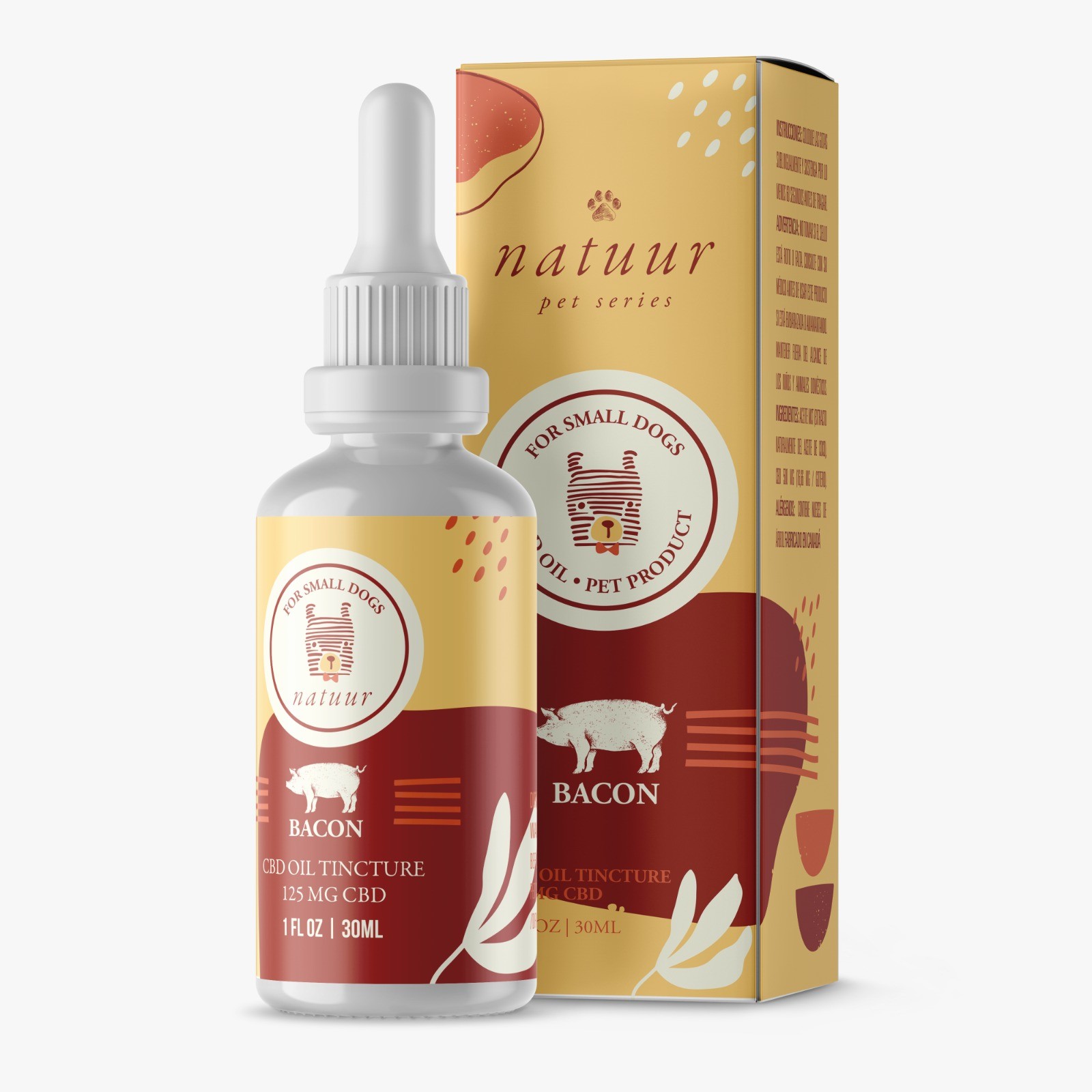 Natuur – Pet Series – CBD Oil For Small Dogs – Bacon Flavour – 125mg | Weedsy Canada Natuur – Pet Series – CBD Oil For Small Dogs – Bacon Flavour – 125mg | Weedsy Canada