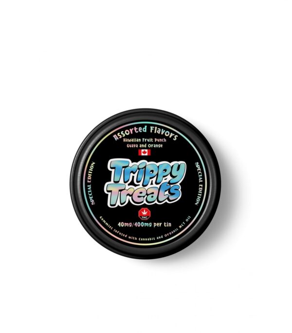 Trippy Treats – Assorted Flavour Gummies – 400mg THC | Weedsy Canada