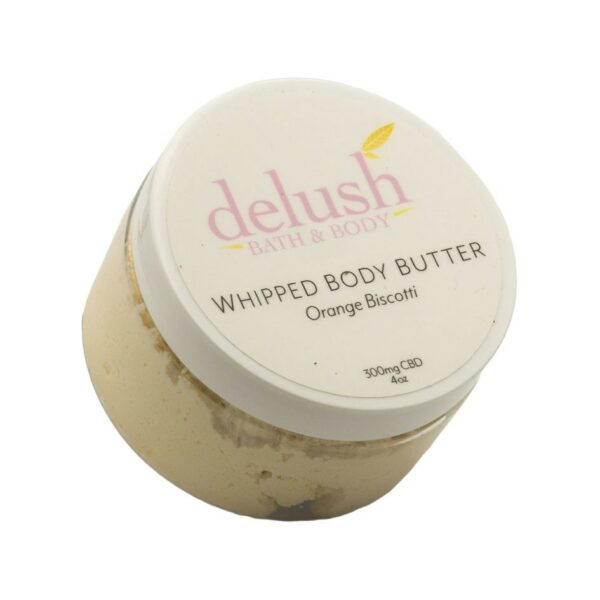 Delush Bath and Body – Whipped Body Butter – Orange Dreamsicle 300mg CBD | Weedsy Canada