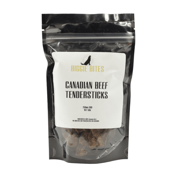 Biggie Bites – Canadian Beef Tendersticks – 250mg CBD | Weedsy Canada