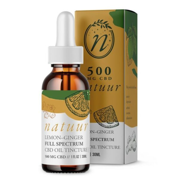 Natuur – Full Spectrum CBD Oil Tincture – Lemon Ginger – 1000mg | Weedsy Canada