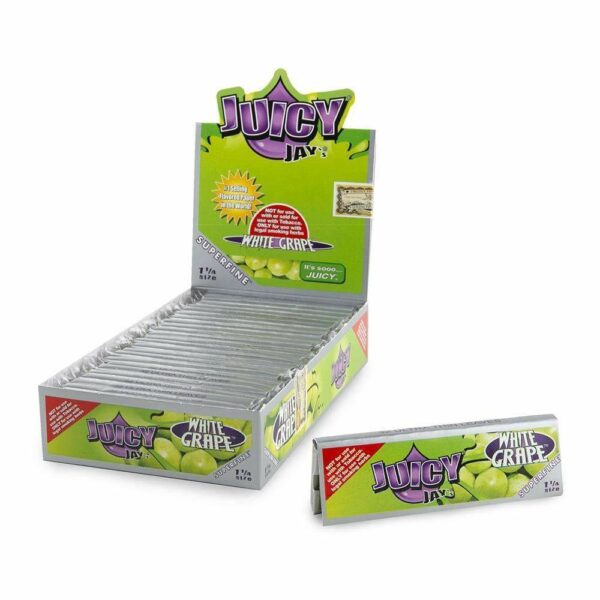 Juicy Jay’s – Hemp Papers (1.25 inch) – White Grape | Weedsy Canada