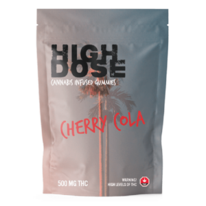 High Dose – cannabis Infused Gummies – Cherry Cola – 500mg/1500mg | Weedsy Canada