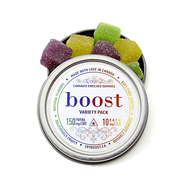 Boost – CBD Variety Pack Gummies – 150mg | Weedsy Canada