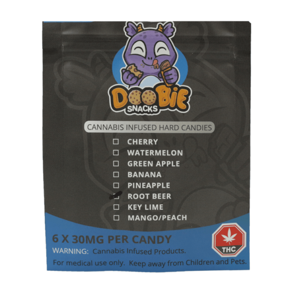 Doobie Snacks – Hard Candies – 180mg THC | Weedsy Canada