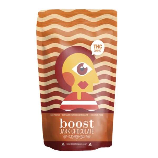 Boost – THC Dark Chocolate Bars – 200mg | Weedsy Canada